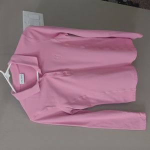 Golfino long sleeve fleece lined polo Medium